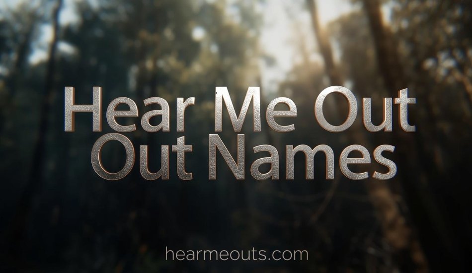 Hear Me Out Names