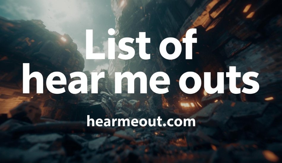 List of Hear Me Outs